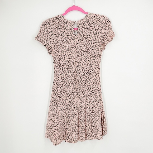 For Love And Lemons Black and Pink Fit and Flare Dress - Picture 5 of 6